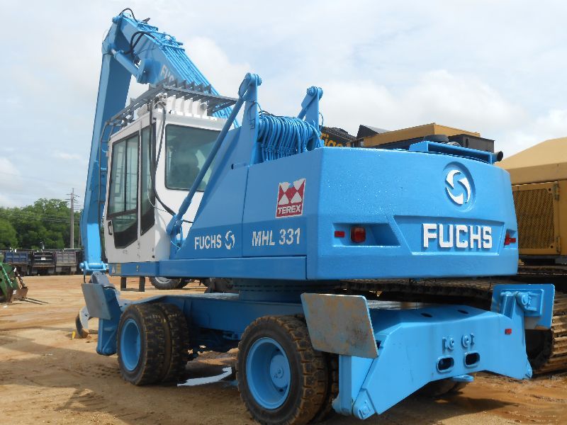 FUCHS MHL331 LOG LOADER, S/N 3311100394, CONTINUOUS ROTATION GRAPPLE ...