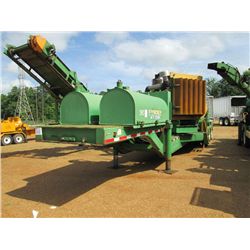 2009 PRECISION WT-2366 WHOLE TREE CHIPPER, S/N C3421, C18 CAT ENGINE, 700 HP, 66" 3 KNIFE PRECISION 
