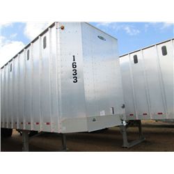 2012 PEERLESS 45-IW T/A CHIP TRAILER, S/N CPJ57565, 45' X 102", CLOSED TOP, BLOW IN GATE, FOLD BACK 
