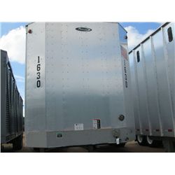 2012 PEERLESS 45-IW T/A CHIP TRAILER, S/N CPH57521, 45' X 102", CLOSED TOP, BLOW IN GATE, FOLD BACK 