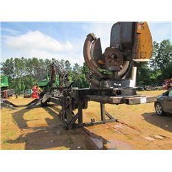 JOHN DEERE 437C LOG SKIDDER, S/N 013086, RILEY DELIMBER, ROTOBEC GRAPPLE, ECAB W/AIR, MTD ON PITTS T