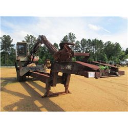 PRENTICE 180D LOG LOADER, S/N 7201572, ECAB, MTD ON PITTS KB-37 T/A TRAILER, S/N KB37T3SP603861
