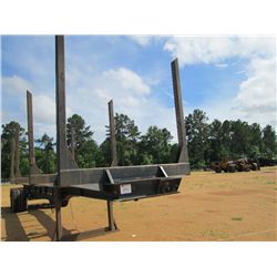 2006 BETTER BUILT LT4022DD-A 40' 4 BOLSTER LOG TRAILER, S/N 61000739. 102" WIDE, SINGLE POINT SUSP, 