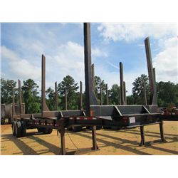 2004 BETTER BUILT LT4022DD 40' 4 BOLSTER LOG TRAILER, S/N 41000699, 102" WIDE, SINGLE POINT SUSP, LI