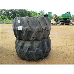 1 LOT (2) 28L-26 SKIDDER TIRES