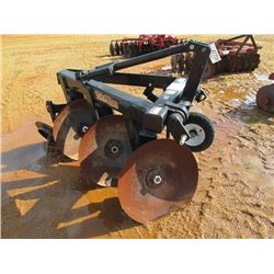TUFFLINE TDP2 3/26 TINTINE PLOW, S/N 57330, 3PTH HITCH, 3 DISC