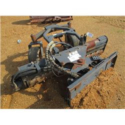 6' BOBCAT AREATOR ROLLER ATTACHMENT, S/N 339, FITS SKID STEER LOADER