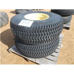 1 LOT (2) 13.6-16 TIRES & RIMS