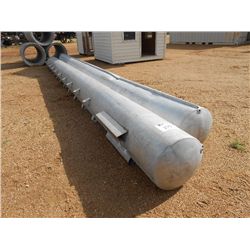 1 LOT (2) ALUMINUM PONTOON RUNNER