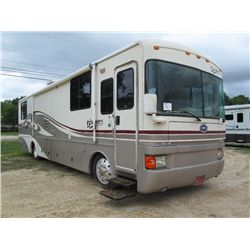 1996 FLEETWOOD 36' DISCOVERY MOTOR HOME, S/N 4UZR6BR15T2308170, CUMMINS DIESEL ENG, A/T, A/C, P/S, O