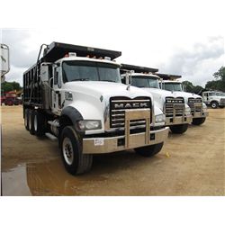 2007 MACK CTP713 TRI-AXLE DUMP, S/N M04715, MP7-405M MACK ENG, 10 SPD TRANS, 44K REARS, 18K FRONT, E