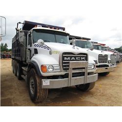 2004 MACK CV713 TRI-AXLE DUMP, S/M 1M2AG11CX4M011239, AMI-370 MACK DIESEL ENG, 10 SPD TRANS, 14K REA