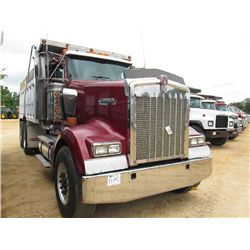 2001 KENWORTH IN900 T/A DUMP, S/N 1NKWLU9X61J881774, 380 HP CAT C12 ENG, 8LL TRANS, 40K REARS, 14K F