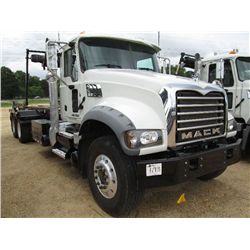 2013 MACK GU713 ROLL OFF TRUCK, S/N 1M2AX04CDM015083, 405 HP MACK MP7 ENGINE, 8LL FULLER TRANS, 44K 
