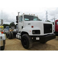 1997 INTERNATIONAL PAYSTAR 5000 T/A CAB AND CHASSIS, S/N 2HTTGAHT7VC027132, CUMMINS M11 DIESEL ENG, 