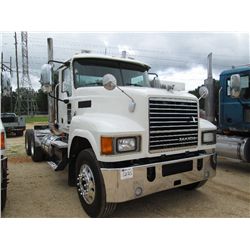 2010 MACK CHU613 T/A TRUCK TRACTOR, S/N 1M1AN07Y4AN005028, MP8-445C MACK ENG, 10 SPD TRANS, 40K REAR