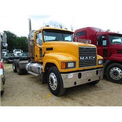 2007 MACK CHN 613 T/A TRUCK TRACTOR, S/N 1M1AJ06Y97N007279, 380/410 HP MACK ENG, 10 SPD MACK TRANS, 