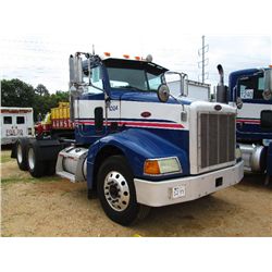 2006 PETERBILT 385 T/A TRUCK TRACTOR, S/N 1XPGDU9X16N646877, C13 CAT DIESEL ENG, 10 SPD TRANS, 38K R