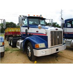 2006 PETERBILT 385 T/A TRUCK TRACTOR, S/N 1XPGDU9X06N64811, C13 CAT DIESEL ENG, 10 SPD TRANS, 38K RE
