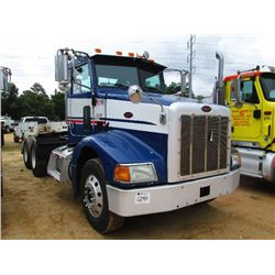 2006 PETERBILT 385 T/A TRUCK TRACTOR, S/N 1XP6DU9X96N646870, CAT DIESEL ENG, 10 SPD TRANS, 38K REARS