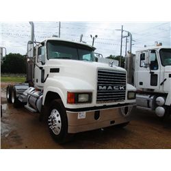 2006 MACK CHN613 T/A TRUCK TRACTOR, S/N 1M1AJ06Y86N004825, MACK DIESEL ENG, 10 SPD TRANS, 38K REARS,