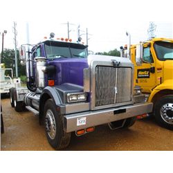 2000 WESTERN STAR T/A TRUCK TRACTOR, S/N 2WKPDCCJ1YK962506, 3406 490 HP CAT ENG, 10 SPD TRANS, 46K R