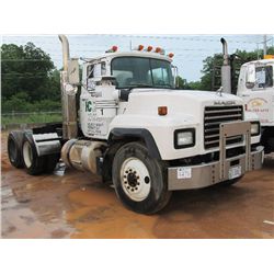 1998 MACK RD688S T/A TRUCK TRACTOR, S/N 1M2P270Y6WM035484, E7-400 MACK ENG, 9 SPD TRANS, 44K REARS, 