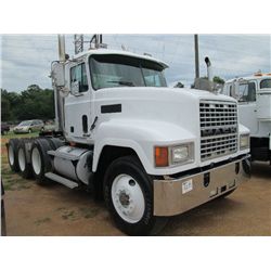 1996 MACK CH613 TRI-AXLE TRUCK TRACTOR, S/N 1M2AA18Y1T069830, E7-427 MACK ENG, 10 SPD TRANS, P/S, A/