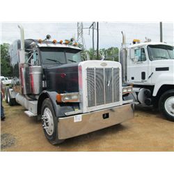 1998 PETERBILT 379 T/A TRUCK TRACTOR, S/N 1XP5D69X1WD446719, N14/550 HP CUMMINS DIESEL ENG, 18 SPD T