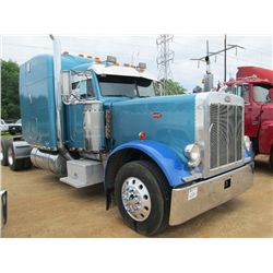 1994 PETERBILT 379 EXTENDED HOOD T/A TRUCK TRACTOR, S/N 1XP5DB8X7RD349040, CAT 3406B ENG, 9 SPD TRAN