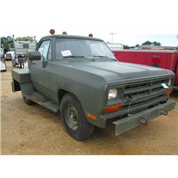 DODGE 3500 TUG TRUCK, S/N , CUMMINS DIESEL ENGINE