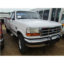 1997 FORD F250 4X4 EXTENDED CAB SERVICE TRUCK, S/N 1FTHX26FXVED09507, POWERSTROKE DIESEL, A/T, P/S, 