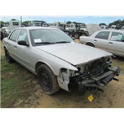 2004 FORD POLICE INTERCEPTOR, S/N 2FAHP71W37X145030, V8 GAS, A/T, P/S, A/C