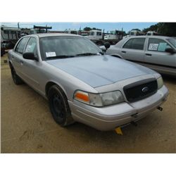 2004 FORD POLICE INTERCEPTOR, S/N 2FAHP71W46X147268, V8 GAS, A/T, P/S, A/C