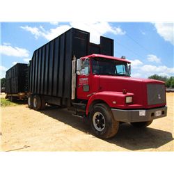 1993 VOLVO T/A TRASH TRUCK, S/N 4V2JCBME6PR821894, CUMMINS M11 370 HP CUMMINS, 9 SPD TRANS, 46K REAR