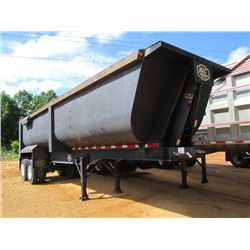 2007 MAC 30' ELLIPTICAL DUMP TRAILER, S/N 7C012700, HIGH LIFT TAILGATE, 11R22.5 TIRES