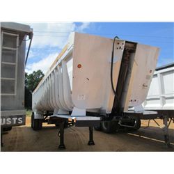 FRUEHAUF 32' ALUMINUM T/A DUMP TRAILER, 11R24.5 TIRES, STEEL DISC WHEELS