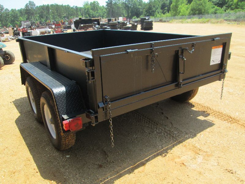 2012 C.H.E. BUMPER PULL DUMP TRAILER, S/N 4YMDU102XCG028815, 6' X 10