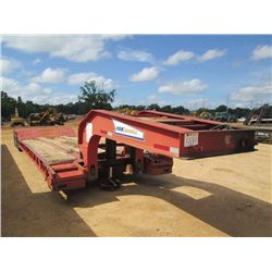 1988 LIDDELL 50T TRI-AXLE DETACHABLE LOWBOY, S/N 1L74R4637JAC01170, COVERED REAR DECK, 255/70R22.5 T
