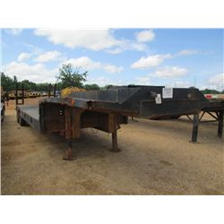 8' X 34' T/A STEPDECK TRAILER, S/N FLT1045R, 3' DOVETAIL W/RAMPS, 10.00R15 TIRES