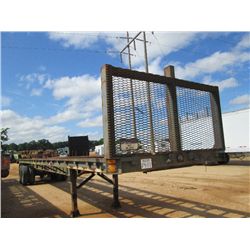GREAT DANE 48' T/A FLATBED TRAILER, S/N 311531, SLIDING AXLE, SPRING SUSP, 11R22.5 TIRES, STEEL DISC