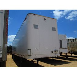 1994 GREAT DANE 45' VAN TRAILER, S/N 1GRAA9022RB139707, HYD LIFT GATE, OVERHEAD DOOR, SLIDING TANDEM