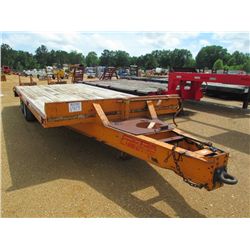 1998 ECONOLINE 12T T/A TAG TRAILER, S/N 42EDPHE47W1001423, 23' LONG, 8' WIDE, FLIP UP RAMPS