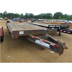 CONTOL 102" X 24' T/A TAG TRAILER, S/N VL161174, DUAL WHEELS, 9.5016.5LT TIRES