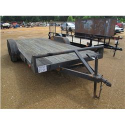 16' T/A TAG TRAILER (BILL OF SALE ONLY)
