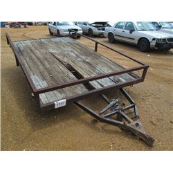 1972 12' OPEN UTILTIY TRAILER, S/N X111Z (BILL OF SALE ONLY)