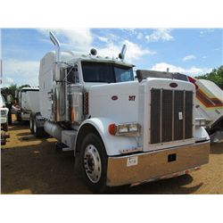 1999 PETERBILT 375 EXTENDED HOOD, S/N 1XP5DB9X4XN486877, 3406 CAT ENG 475 HP ENG, 10 SPD TRANS, SLEE