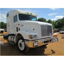 1998 INTERNATIONAL TRUCK TRACTOR, S/N 2HSFMAHR7WC062057, NO MOTOR, TRANS ON REAR AXLE, CAB & FRAME O