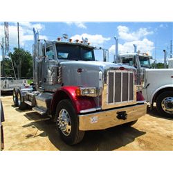 2012 PETERBILT 367 T/A TRUCK TRACTOR, S/N 1XPTD49X2CD162734, 485 HP CUMMINS ISX ENGINE, 10 SPD TRANS