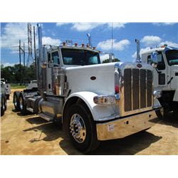 2012 PETERBILT 389 EXTENDED HOOD T/A TRUCK TRACTOR, S/N 1XPXD49X9CD157015, 485 HP CUMMINS ISX ENGINE